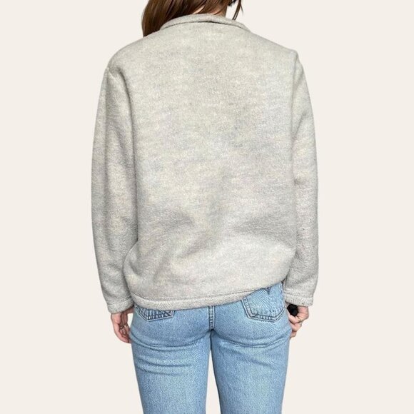 2000s vintage soft fleece embroidered Alaska pullover Medium - Picture 5 of 7